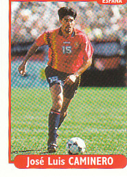 Jose Luis Caminero Spain samolepka DS EUROfoot 96 #96